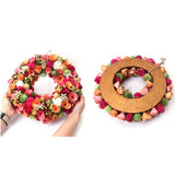 リース 玄関 Lサイズ 楽天 母の日 フラワーアレンジメント 造花 ナチュラルリース L ブリザーブドフラワー フラワーギフト 箱入り ギフト 春 オールシーズン クリスマス マザーズデイ