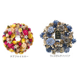 リース 玄関 Mサイズ 楽天 母の日 フラワーアレンジメント 造花 ナチュラルリース M ブリザーブドフラワー フラワーギフト 箱入り ギフト 春 オールシーズン クリスマス マザーズデイ