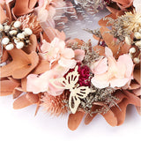 リース 玄関 Mサイズ 楽天 母の日 フラワーアレンジメント 造花 ナチュラルリース M ブリザーブドフラワー フラワーギフト 箱入り ギフト 春 オールシーズン クリスマス マザーズデイ