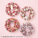 ナチュラルリース M 楽天 ギフト 造花 ブリザードフラワー フラワーアレンジメント 箱入り フラワーギフト オシャレ 玄関飾り かわいい 可愛い インテリア 玄関 リビング おしゃれ