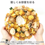 リース 玄関 Mサイズ 楽天 造花 ワンカラーリース フラワーアレンジメント ナチュラルリース M 母の日 ブリザーブドフラワー フラワーギフト 箱入り ギフト 春 オールシーズン