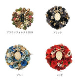 リース 玄関 SS 楽天 ブリザードフラワー フラワーアレンジメント 造花 ワンカラーリース ギフト フラワーギフト 箱入り インテリア 玄関飾り オシャレ かわいい 可愛い リビング