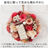 リース 玄関 SS 楽天 ブリザードフラワー フラワーアレンジメント 造花 ワンカラーリース ギフト フラワーギフト 箱入り インテリア 玄関飾り オシャレ かわいい 可愛い リビング