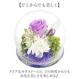 プリザーブド フラワー 仏花 ガラスドーム 通販 フラワーアレンジメント ガラス ドーム プリザーブドフラワー 和風ガラスドーム お供え 供花 アレンジメント お供え花 法事 お彼岸