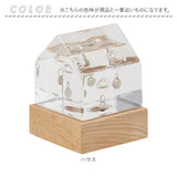 ガラスフロート温度計 通販 ハウス ガリレオ温度計 インテリア温度計 温度計 ガリレオサーモメーター 北欧 サイエンス ガラス 科学 浮き球 ガラス球 木製 家 インテリア ナチュラル