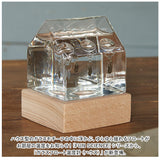 ガラスフロート温度計 通販 ハウス ガリレオ温度計 インテリア温度計 温度計 ガリレオサーモメーター 北欧 サイエンス ガラス 科学 浮き球 ガラス球 木製 家 インテリア ナチュラル