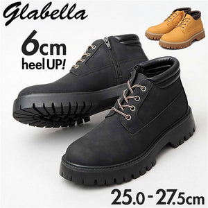 glabella グラベラ ブーツ メンズ glbb313 通販 マウンテンブーツ ワークブーツ 厚底ブーツ メンズブーツ カジュアルブーツ ショートブーツ レースアップブーツ 厚底 サイドジップ