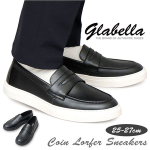 glabella グラベラ コインローファー メンズ GLBT316 通販 スリッポン スニーカー ローファー メンズシューズ カジュアルシューズ シューズ くつ 靴 スマートスニーカー 黒 ブラック