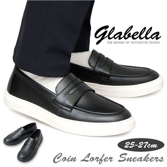 glabella グラベラ コインローファー メンズ GLBT316 通販 スリッポン スニーカー ローファー メンズシューズ カジュアルシューズ シューズ くつ 靴 スマートスニーカー 黒 ブラック
