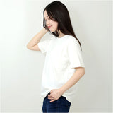 PAGE ONE ページワン 半袖 Tシャツ レディース 通販 半袖Tシャツ 半袖tシャツ tシャツ カットソー ブラウス プリント 着回し 重ね着 コットン 大人 グロリア GLORIA カジュアル 旅行