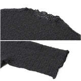 tシャツ レディース 半袖 通販 5分袖Tシャツ レディースTシャツ リブTシャツ プルオーバー ストレッチレース 動きやすい 伸縮性レース素材 オシャレ かわいい シンプル トップス