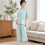 シャツ パンツ 上下セット 通販 tシャツ Tシャツ ズボン ルームウェア 部屋着 ルームウエア 接触冷感 ひんやり 涼しい After nine アフターナイン 肌触りが良い 着心地が良い シンプル