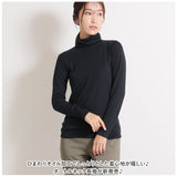 タートルネック レディース 楽天 長袖Tシャツ カットソー ロンT Tシャツ 長袖 ロングTシャツ レディース長袖 裏起毛 ひまわりオイル加工 立ち襟 冬 秋冬 シンプル 無地 おしゃれ トップス