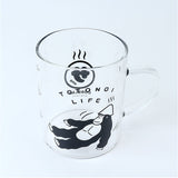 耐熱マグカップ ガラス 通販 ごリラックス ととのい耐熱グラスマグ マグカップ メモリ付き 容量330ml サウナロゴ入り 電子レンジOK 耐熱ガラス 温かい飲み物 耐熱グラス かわいい 可愛い