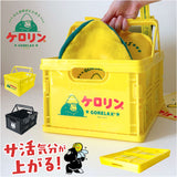 ごリラックス カゴ 通販 ケロリン お風呂カゴ かご 折り畳み 折りたたみ サウナグッズ 持ち運び サウナ用品 軽量 レトロ 昭和 銭湯 スパ ジム プール 温泉 お風呂 バスタイム 旅行