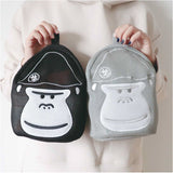 ごリラックス 洗える ポーチ 通販 洗えるポーチ 小物入れ サウナポーチ サウナ用ポーチ 収納 洗濯機にポイ 通気性 メッシュ 大容量 取り出しやすい キャラクター キャラ まもるさん