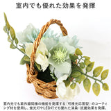バスケット グリーンバスケット 通販 カゴ 籠 プランター 寄せ植え 小物収納 グリーン 植物 丸い ラウンド ワンハンドル ハンドル ハンドル付き PP素材 光触媒 ベーシック デザイン