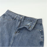 デニムスカート ロング 通販 ロングスカート スカート デニム ボトムス ミモレ丈 ロング丈 デニムスカート スリット ストレート ひざ下 膝下 シンプル 無地 通勤 通学 お出かけ