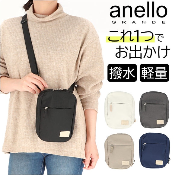 アネログランデ ショルダー anello GRANDE GTH3351 通販 ショルダーバッグ ショルダーバック お財布ポシェット 縦型 ウォレットショルダー レディース メンズ 斜めがけ 軽量 軽い