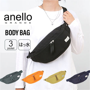 アネロ anello ボディバッグ GTM0981 通販 anelloGRANDE アネログランデ ウエストポーチ ボディーバッグ ショルダーバッグ 斜めがけバッグ レディース メンズ 大人 小さめ かわいい 撥水