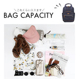 anello GRANDE リュック GTM1043 通販 リュックサック バックパック デイパック レディース 大きめ A4 通学 通勤 旅行 撥水 キャリーオン おしゃれ シンプル PC パソコン 13インチ ECLAIR