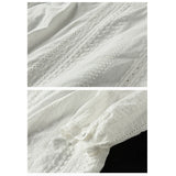 刺繍 ブラウス 長袖 レディース 通販 シャツブラウス シャツ 刺?ブラウス レースブラウス チュニック シャーリング 着回し ゆったり レース 柔らか やわらか フェミニン きれいめ