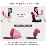 子供用 座椅子 通販 背筋がGUUUN 美姿勢座椅子 コンパクト 座いす 座イス リクライニング 子ども用 こども用 14段階リクライニング ストレッチ 肉厚クッション 肉厚背もたれ 姿勢 背筋