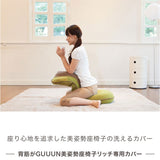 プロイデア 美姿勢座椅子リッチ 専用カバー 通販 美姿勢座椅子リッチ専用カバー 着脱式カバー 洗い替えカバー 椅子カバー チェアカバー リッチ専用カバー カバー リッチ 背筋がGUUUN