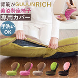 プロイデア 美姿勢座椅子リッチ 専用カバー 通販 美姿勢座椅子リッチ専用カバー 着脱式カバー 洗い替えカバー 椅子カバー チェアカバー リッチ専用カバー カバー リッチ 背筋がGUUUN