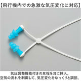 耳栓 耳せん 飛行機 通販 耳らくんフライト gowell 旅行 トラベル 旅行グッズ トラベルグッズ コンパクト 機内 フライト 移動 長時間 気圧 遮音 ネックストラップ 出張 海外旅行 持ち運び