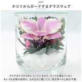 ドライフラワー ガラスケース 通販 オーキッド グラスS お供え 花 造花 仏花 仏壇用 アレンジメントフラワー お供え花アレンジメント 法要 49日 お彼岸 命日 お悔やみ 贈り物 喪中 見舞い