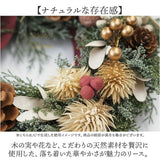 クリスマスリース 玄関 外 通販 リース ドア ナチュラルリース 玄関リース 玄関飾り 壁飾り 秋 冬 オーナメント GREEN HOUSE グリーンハウス ギフトボックス 天然素材 木 クリスマス