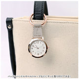 懐中時計 レディース 通販 時計 バッグチャーム キーチェーン キーリング アナログ時計 レジナ 防水 おしゃれ 大人 可愛い きれいめ オフィス シンプル 日本製ムーブメント 贈り物 ギフト