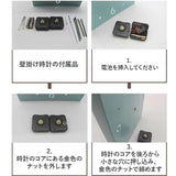 掛け時計 両面 センサーライト付き 通販 壁掛け時計 両面掛け時計 かけ時計 ウォールクロック 壁かけ時計 コーナークロック 時計 とけい 北欧 金属 コーナー リビング スタイリッシュ