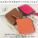 コインケース 革 通販 小銭入れ ミニ財布 アクセサリーケース メンズ レディース レザー 本革 L字ファスナー コンパクト おしゃれ シンプル 無地 シュリンクレザー