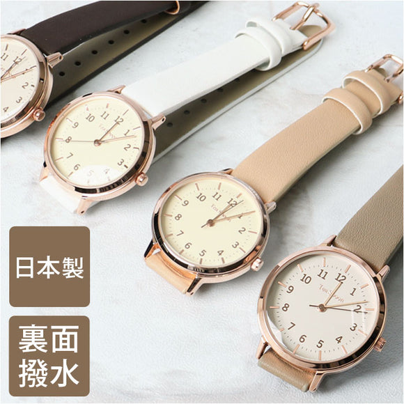 腕時計 レディース 革ベルト 通販 ベルトウォッチ 腕 時計 ウォッチ かわいい おしゃれ シンプル アナログ 通勤 通学 女性 女の子 中学生 高校生 20代 30代 40代 受験 試験 日本製ムーブ