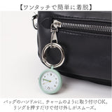 カラビナウォッチ 置き時計 2WAY アナログ 通販 スタンドウォッチ 置時計 懐中時計 時計 ウォッチ キーホルダー バッグチャーム カラビナ 軽量 軽い 小さい 小型 スタンドタイプ