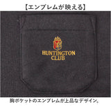 ポロシャツ 長袖 メンズ 通販 シャツ メンズシャツ トップス おしゃれ 長袖シャツ カジュアルシャツ カジュアル 長袖ポロシャツ 裏起毛 あたたかい あったか HUNTINGTON CLUB