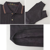 ポロシャツ 長袖 メンズ 通販 シャツ メンズシャツ トップス おしゃれ 長袖シャツ カジュアルシャツ カジュアル 長袖ポロシャツ 裏起毛 あたたかい あったか HUNTINGTON CLUB