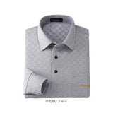 ポールミラー ポロシャツ 長袖 メンズ 通販 シャツ メンズシャツ トップス おしゃれ 長袖シャツ カジュアルシャツ カジュアル 長袖ポロシャツ ニット 市松柄 PAUL MILLER 贈り物 ギフト