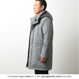 ダウンコート メンズ ロング 通販 ロングダウンコート ダウンジャケット ダウン コート フード付き ポケット あったか 暖か UNITED ユナイテッド 紳士 男性 アウター シンプル 無地