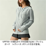 ラッシュガード レディース 長袖 通販 ラッシュ ガード レディースラッシュガード 長袖ラッシュガード 接触冷感 UPF50+ 吸水速乾 おしゃれ パーカー ハンドウィンジャパン HAM8211