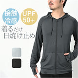 ラッシュガード メンズ 長袖 通販 ラッシュ ガード メンズラッシュガード 長袖ラッシュガード 接触冷感 UPF50+ 吸水速乾 おしゃれ パーカー フーディー ハンドウィンジャパン HAM8213