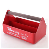 マーキュリー 工具箱 通販 雑貨 ツールボックス おしゃれ スチール 工具入れ MERCURY ハンディツールボックス ハンドル付き スパイスボックス キャンプ 小物入れ アメリカン ビンテージ