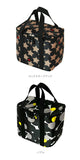保冷バッグ かわいい ハンナフラ 通販 クーラーバッグ 折りたたみ 保温保冷バッグ 保冷 保温 おしゃれ ランチバッグ 保冷 大きめ 軽量 軽い はっ水 撥水 大容量 マチ広 シンプル 総柄