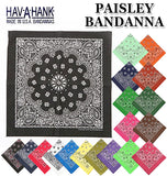 バンダナ HAVAHANK ハバハンク HAV-A-HANK ペイズリー ファッション アウトドア 定番 米国 レディースハンカチ TRADITIONAL-PAISLEY HAVAHANKPAISLEY HAV-TR-USE