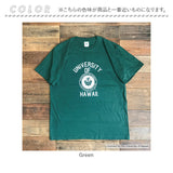 半袖 tシャツ メンズ 通販 Tシャツ ティーシャツ クルーネック 丸首 半袖Tシャツ カットソー カレッジロゴ レディース HAWAII ハワイ トップス カジュアル シンプル おしゃれ かっこいい