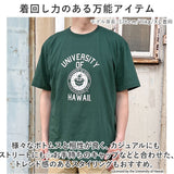 半袖 tシャツ メンズ 通販 Tシャツ ティーシャツ クルーネック 丸首 半袖Tシャツ カットソー カレッジロゴ レディース HAWAII ハワイ トップス カジュアル シンプル おしゃれ かっこいい