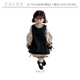 女の子 キッズ ワンピース 長袖 通販 長袖ワンピース チュニック ワンピ 2点セット ベビー服 子供服 子供 子ども服 フォーマル 重ね着 春 秋 冬 無地 結婚式 入学式 シンプル 可愛い