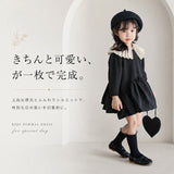 女の子 ワンピース フォーマル 通販 長袖ワンピース キッズ スーツ キッズドレス ワンピ 襟付き 子供服 子供 子ども服 発表会 結婚式 七五三 卒園式 入園式 入学式 お受験 可愛い